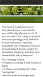 Mobile Screenshot of centralcoastcactus.org